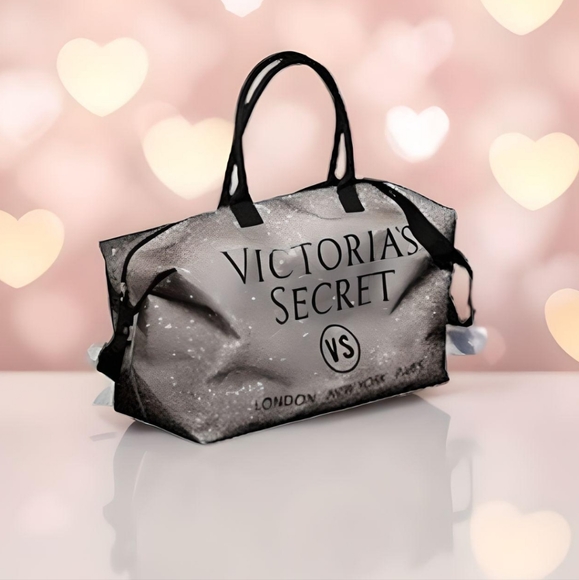 Victoria's Secret Handbags - 🚨Victoria's Secret Glitter Weekender Bag - Limited Edition 💖 w Bonus!